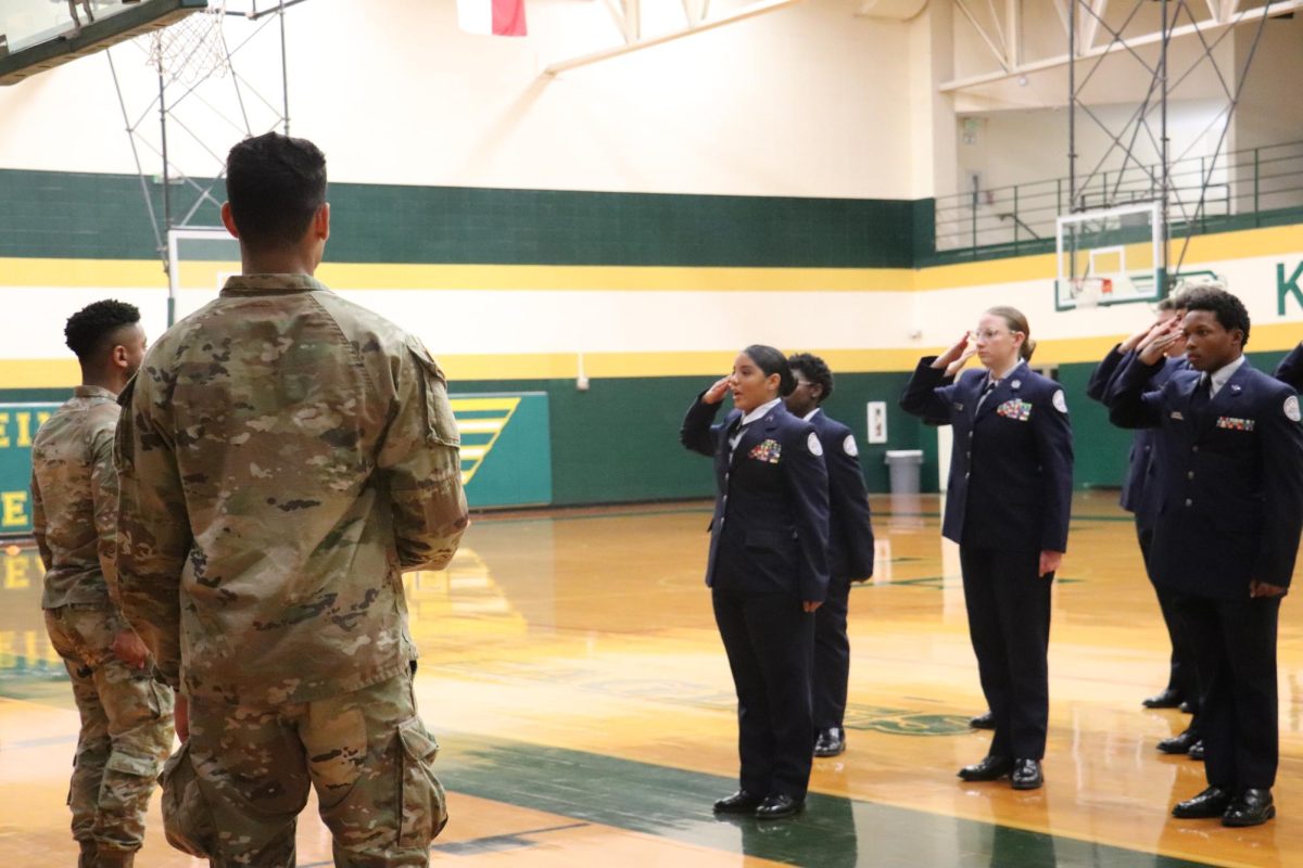 AFJROTC participated in their first competition in several years, bringing home second place. 