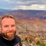 Damaged Bright Angel Canyon in Grand Canyon National Park after flash flooding