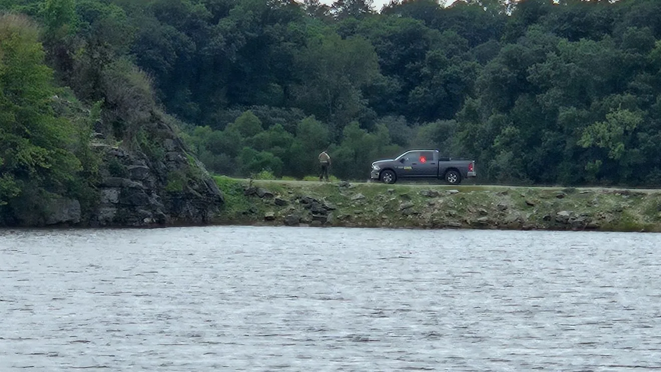 Emergency crews respond near Lake Macbride during a search and recovery operation